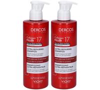 Dercos Collagen 17 Filler Shampoo Ultra-Riparatore 2x400 ml