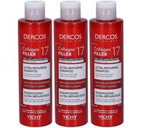 Dercos Shampoo Ultra- Riparatore Collagen 17 Filler 3x200 ml