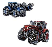 derdiedas 2 bottoni intercambiabili trattore