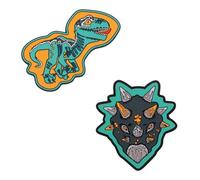 derdiedas Bottoni intercambiabili, 2 pezzi, Dino Time