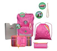 DerDieDas ErgoFlex Easy ECO Set di borse per la scuola 6 pezzi rosa