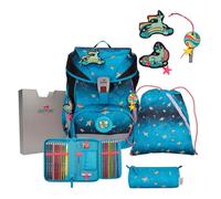 DerDieDas ErgoFlex Exklusiv LED Schulranzenset 5-teilig Rainbow Star