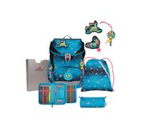 DerDieDas ErgoFlex LED Set di borse per la scuola 5 pezzi blu