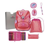 DerDieDas ErgoFlex Light Set di borse per la scuola 5 pezzi arancia