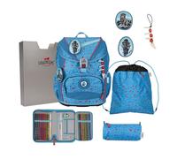DerDieDas ErgoFlex Light Set di borse per la scuola 5 pezzi blu
