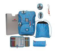 DerDieDas ErgoFlex Superflash Easy Set di borse per la scuola blu