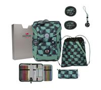 DerDieDas ErgoFlex Superflash Easy Set di borse per la scuola verde