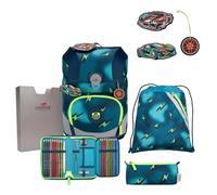 DerDieDas ErgoFlex Tiny Set di borse per la scuola 6 pezzi Magic Light (TAS039635)