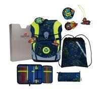 DerDieDas ErgoFlex Tiny Set di borse per la scuola 6 pezzi blu