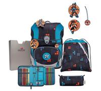 DerDieDas ErgoFlex Tiny Set di borse per la scuola 6 pezzi Ninja Fighter (TAS039633)