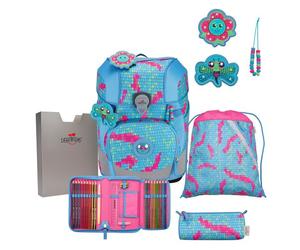 DerDieDas ErgoFlex Tiny Set di borse per la scuola 6 pezzi blu