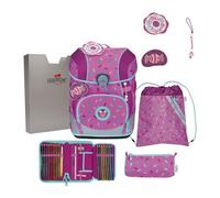 DerDieDas ErgoFlex Tiny Set di borse per la scuola 6 pezzi rosa