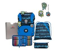 DerDieDas ErgoFlex Tiny Exklusiv Superflash Schulranzenset 5-teilig Blue Robot