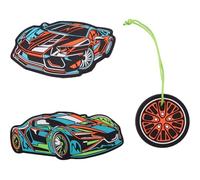 DerDieDas Pulsanti di cambio 3 pezzi Magic Light, carbone, Magic Light, Taglia unica, Bagagli