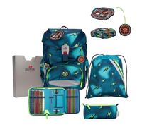 DerDieDas Set di zaini ErgoFlex 5 pezzi. Magic Light (TAS039621)