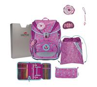 DerDieDas Set di zaini ErgoFlex 5 pezzi. rosa