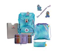 DerDieDas Set di zaini ErgoFlex LED 5 pezzi. blu