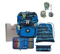 DerDieDas Set di zaini ErgoFlex Superflash 5 pezzi. blu