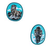 DerDieDas Wechselbuttons Set 2 teilig Blue Ice