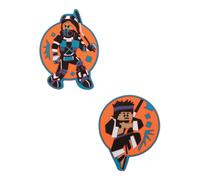 DerDieDas Wechselbuttons Set 2 teilig Ninja Fighter