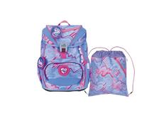DerDieDas ErgoFlex Light Set di borse per la scuola 5 pezzi viola