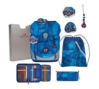 DerDieDas ErgoFlex Tiny Set di borse per la scuola 6 pezzi grigio
