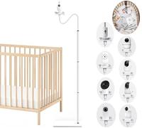 Derebir Derebir Supporto per baby monitor compatibile con Philips Avent, momcozy,GHB,Blemil, HelloBaby,Jeeber, 6T / supporto baby phone Holder Mount (68,8 pollici)