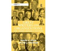 Derek S. Pugh David J. Hickson Great Writers on Organizations (Tascabile)