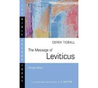 Derek Tidball The Message of Leviticus (Tascabile) Bible Speaks Today Series