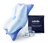 Derila Ergo Federa per Cuscino Cervicale a Farfalla, Rivestimento in Tessuto Rinfrescante con Tecnologia Cooling, Fodera Traspirante per Supporto Memory Foam e Controllo Temperatura
