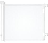 derimkcoa Cancelletto Estensibile per Scale,0-140 cm,Porta Retrattile e Cancelletto per Bambini e Animali Domestici,Adatto per Scale,Corridoi, Uso Interno ed Esterno(Bianco)