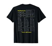 Derivati per te sei benvenuto divertente matematica (sul retro) Maglietta