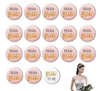 DERJDISF Kit Addio al Nubilato - Squadra Sposa con Spille Uniche per Sposa e Amiche, Accessori Indimenticabili per Feste di Addio al Nubilato