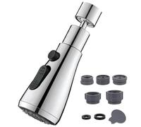 DERJDISF rompigetto Rubinetto Cucina, Rubinetto allungabile con Rotazione 360 con 3 modalità d'Acqua, Soffione Lavandino per Lavello Cucina Dispositivo di Estensione Rubinetto