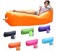 DERJLY Divano Gonfiabile a Sdraio Air, Divano ad Aria Air con Pacchetto Portatile,Divano Gonfiabile Campeggio per Viaggi, all'aperto, Campeggio, Escursionismo, Piscina e Feste in Spiaggia