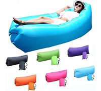 DERJLY Divano Gonfiabile a Sdraio Air, Divano ad Aria Air con Pacchetto Portatile,Divano Gonfiabile Campeggio per Viaggi, all'aperto, Campeggio, Escursionismo, Piscina e Feste in Spiaggia