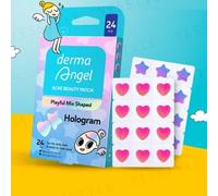 derma Angel - Acne Beauty Patch Playful Heart Shaped - 18 pcs