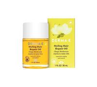 DERMA E Bonding Hair Repair Oil - Trattamento nutriente per alleviare i capelli e il cuoio capelluto Olio per lo styling per tutti i tipi di capelli, 29,6 ml