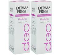 DERMA FRESH Deo Ipersudorazione Roll-on 2x75 g Roller