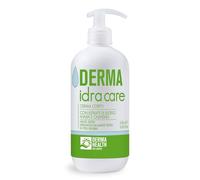 Derma Idra Care, Crema idratante corpo dalla texture leggera, facile assorbimento, azione emolliente, protettiva, lenitiva, riepitelizzante, pelli sensibili, 500 ML
