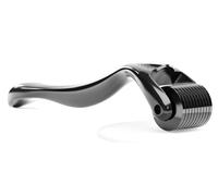 Derma Roller 1,5 mm in vero argento, solo per utenti professionisti, rullo da 540 Microneedle per la crescita di barba e capelli, anti-invecchiamento, smagliature cicatrici