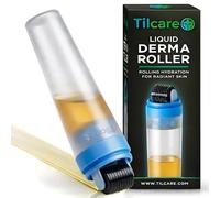 Derma Roller per Viso, Cuoio Capelluto e Barba con Applicatore di Siero - Rullo a Microaghi per Capelli da 0,25 mm, Dispositivo di Microneedling per Capelli, Kit di Microneedling per Capelli Resistent