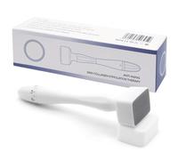 Derma Stamp, Aoyswuz Microneedle Derma Rullo Regolabile 140 Titanio Aghi Timbro Microneedling per Crescita dei Capelli Cura Della Pelle dei Viso