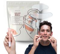 Dermaclara Ageless Beauty Bundle include 4 cerotti occlusivi per occhi e bocca, 1 cerotto occlusivo per fronte e 1 cerotto occlusivo per collo.