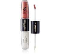 Dermacol 16H Lip Colour Extreme Long-Lasting Lipstick rossetto e lucidalabbra a lunga durata 2in1 8 ml tonalità 5