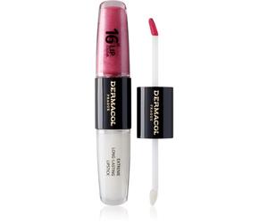 Dermacol 16H Lip Colour rossetto e lucidalabbra lunga tenuta colore 15 Dazzling Diva 2x4 ml