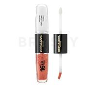 Dermacol 16H Lip Colour Extreme Long-Lasting Lipstick rossetto e lucidalabbra a lunga durata 2in1 8 ml tonalità 5