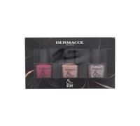 Dermacol 5 Day Stay Nail Polish Collection cofanetto regalo: smalto 5 Day Stay 11 ml 38 Cherry Blossom + smalto 5 Day Stay 11 ml 51 Daylight + smalto 5 Day Stay 11 ml 05 Lucky Charm