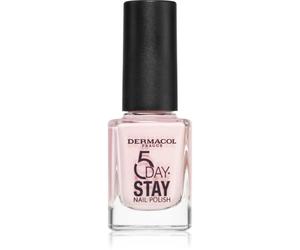 Dermacol 5 Day Stay smalto per unghie lunga tenuta colore 06 First Kiss 11 ml