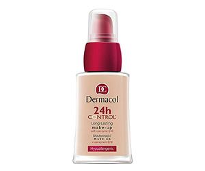 Dermacol - Base per trucco professionale 24H Control, con coenzima Q10, fondotinta per pelli secche e grasse, lunga durata e a prova di tocco, no. 60, 30 mL